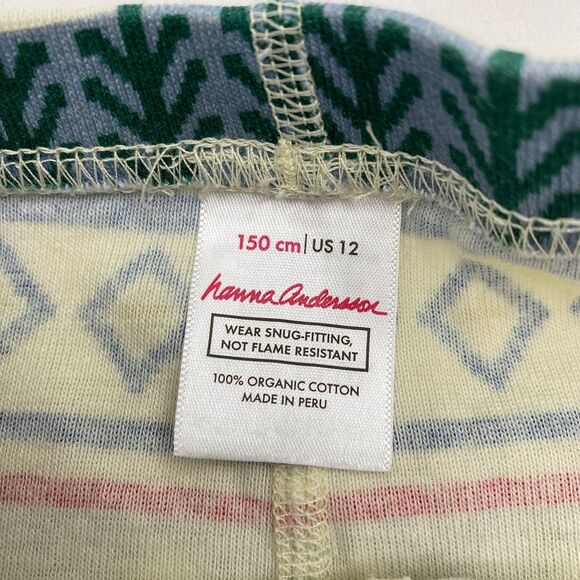 Hanna Andersson Sleep Pants Organic Cotton Winter Trees House Boys Girls 12 - Picture 4 of 6